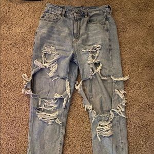 american eagle ripped jeans size 8 regular
